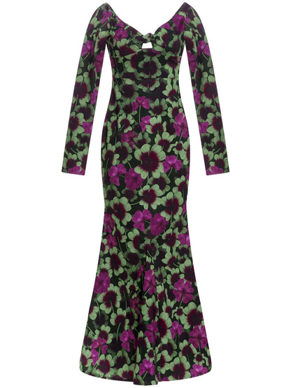 Nube Fortuna Floral-Print Maxi Dress