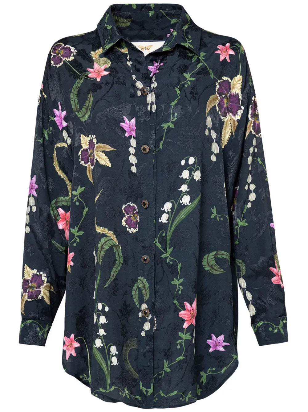 Cecilia Tesoro Floral-Print Shirt