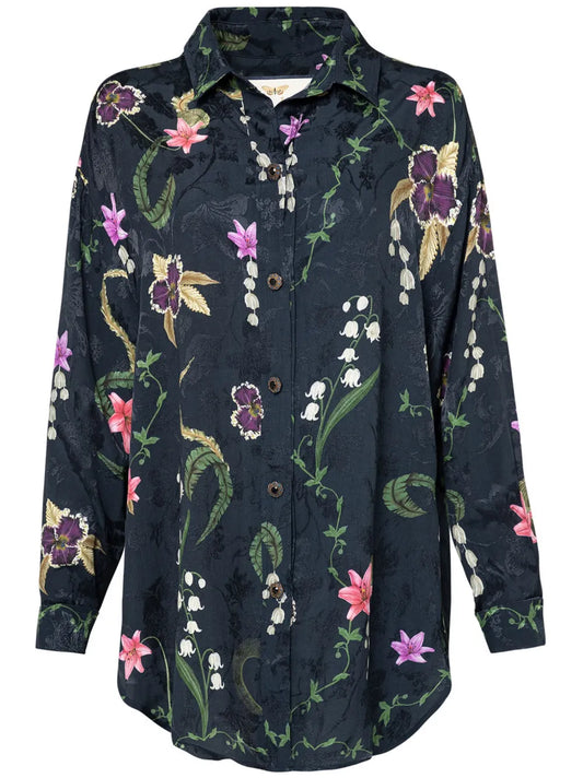 Cecilia Tesoro Floral-Print Shirt