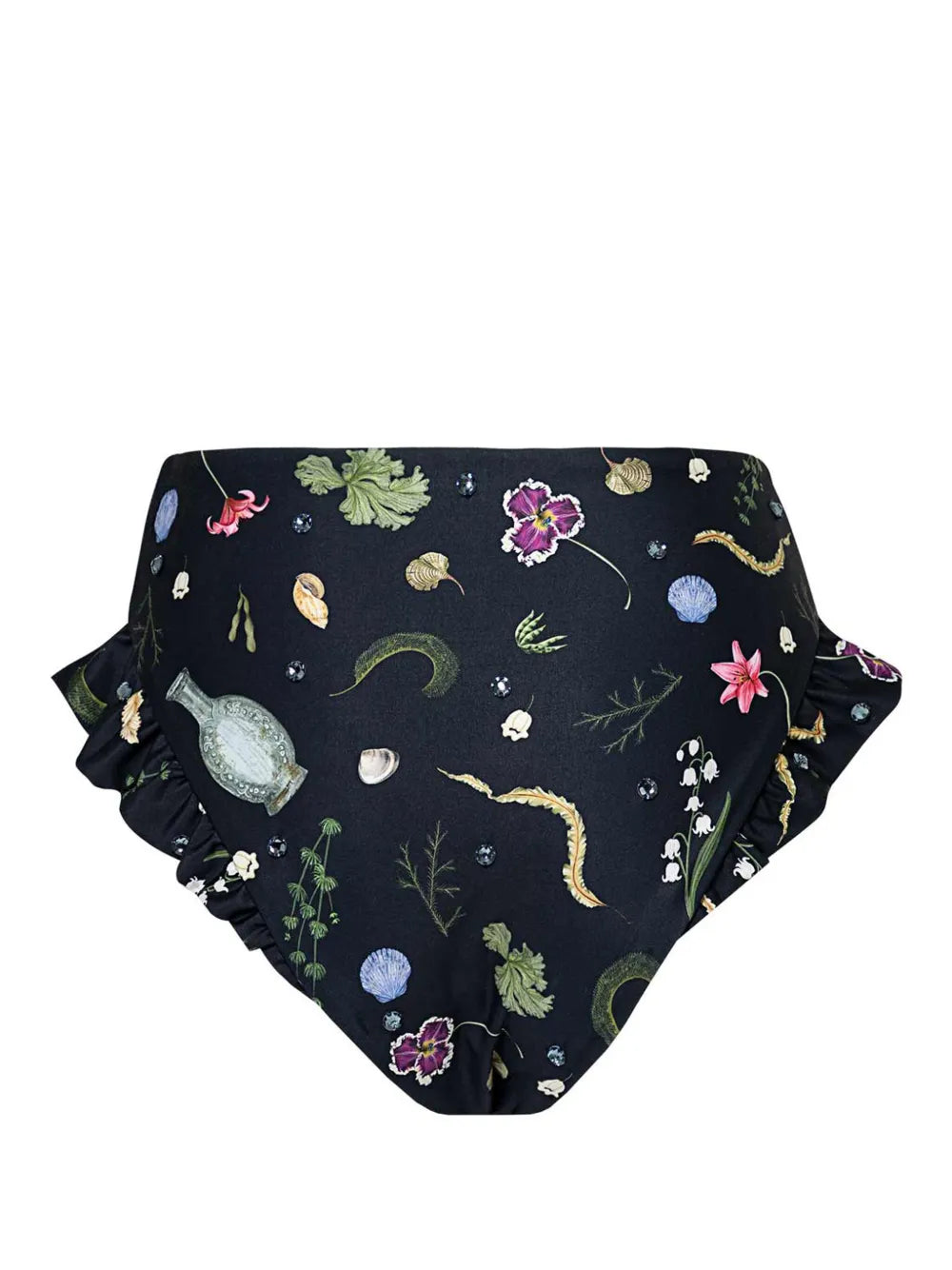 Jengibre Tesoro Floral-Print Bikini Bottoms