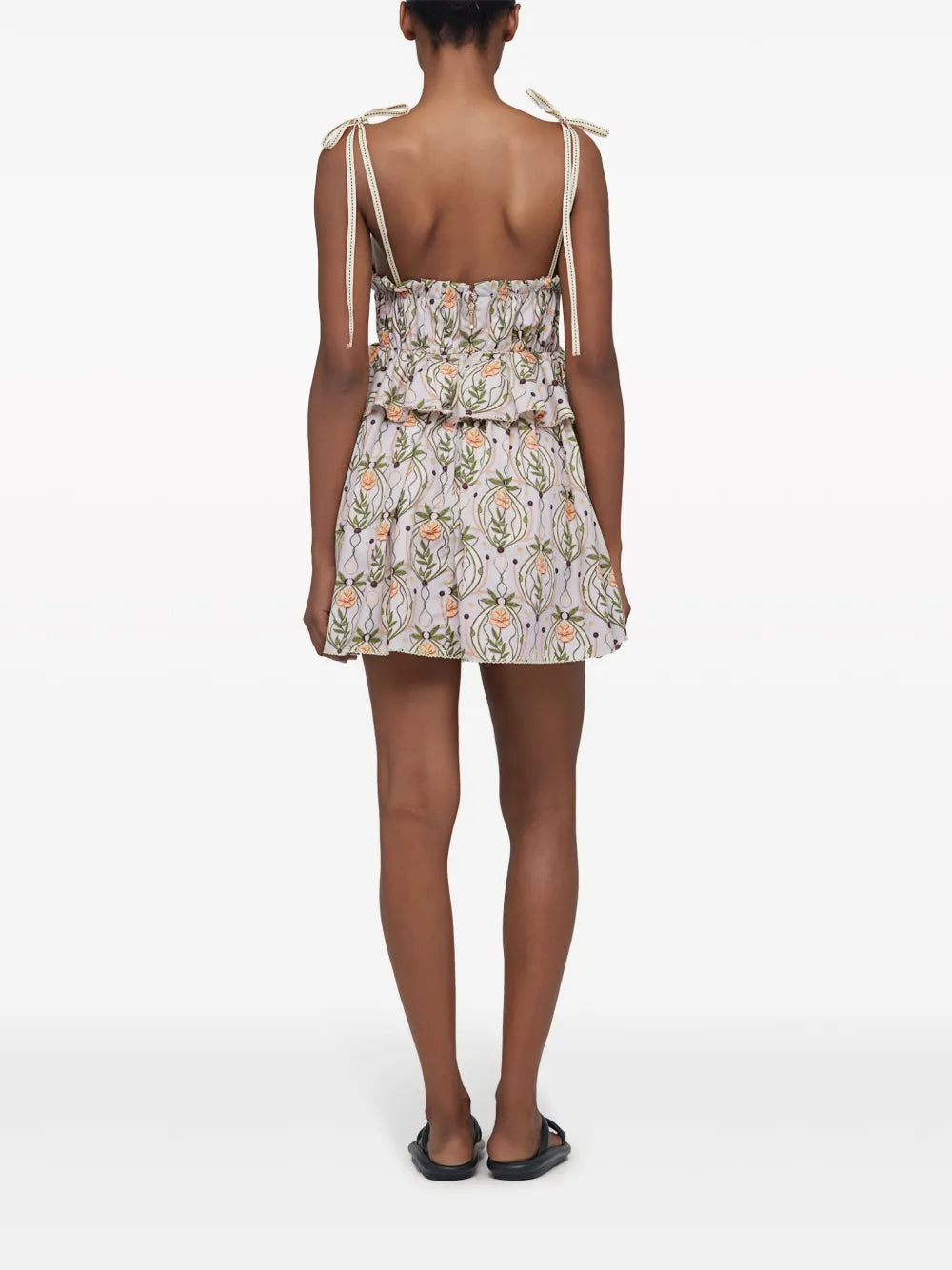 Salvador Lunar Cotton Mini Dress