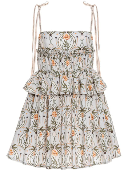 Salvador Lunar Cotton Mini Dress