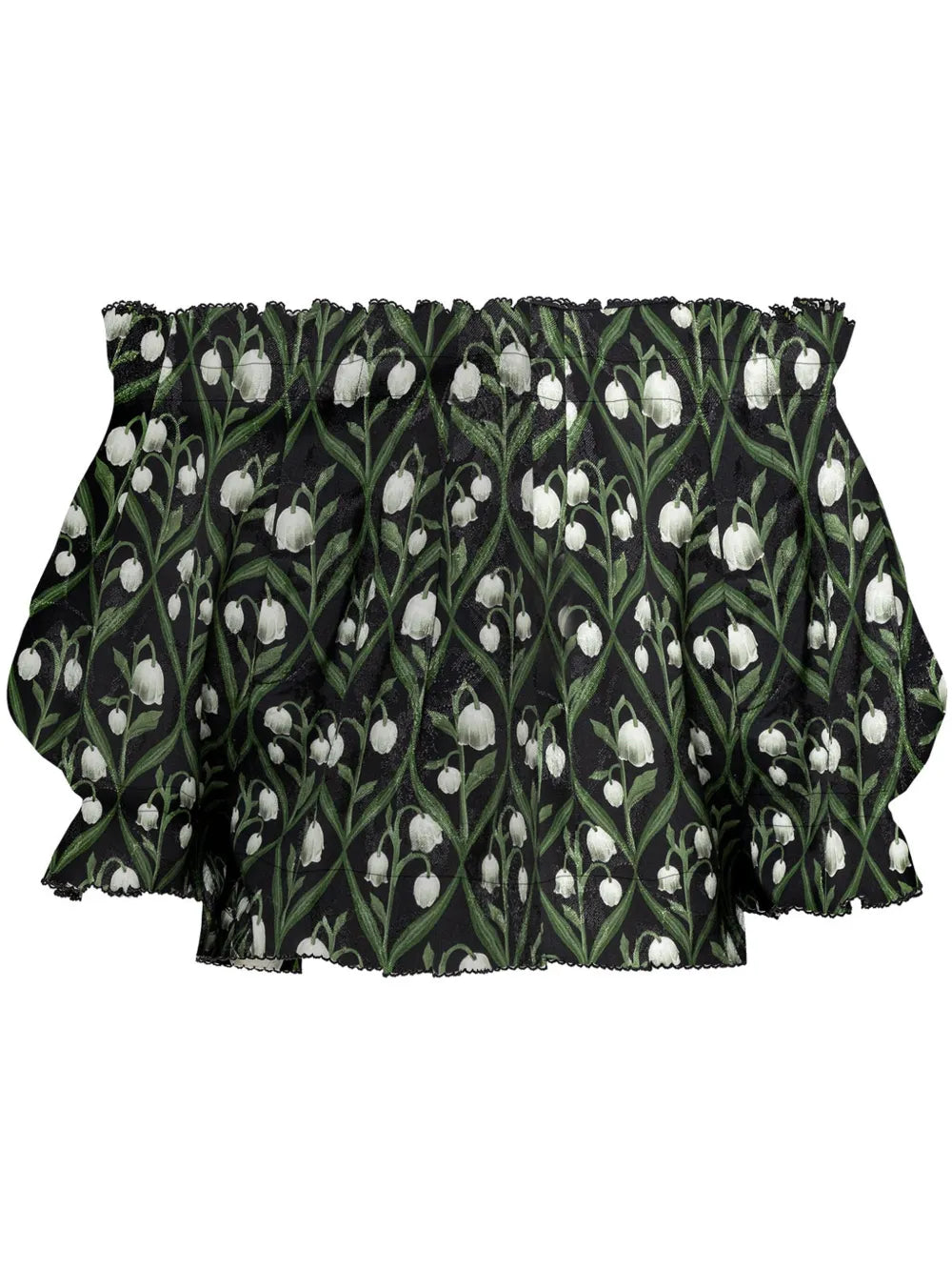 Urucú Floral-Embroidery Top