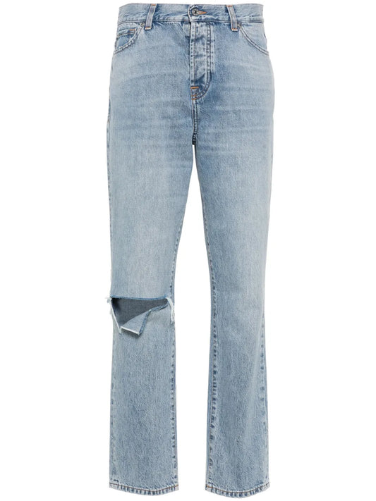Low-Rise Straight-Leg Jeans