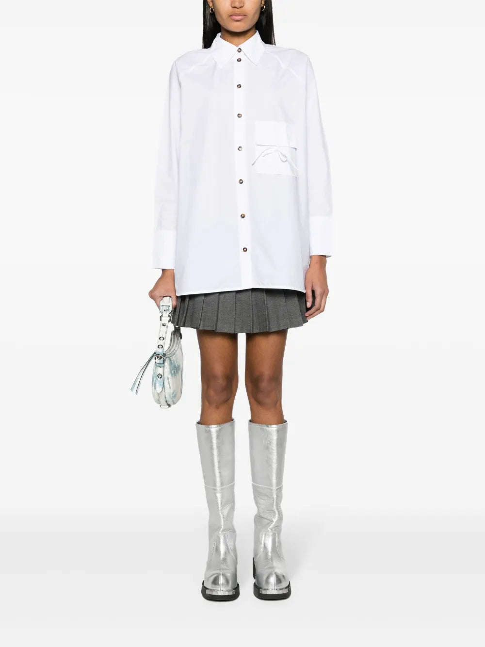 Raglan-Sleeved Organic Cotton Shirt