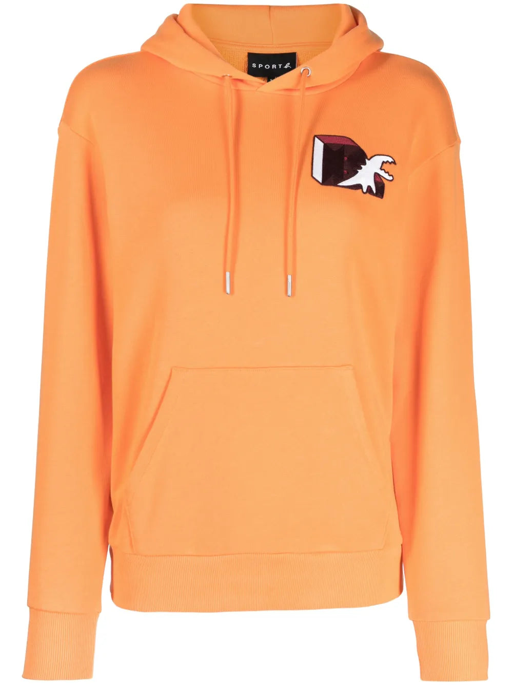 Cubic Dino-Embroidered Cotton Hoodie