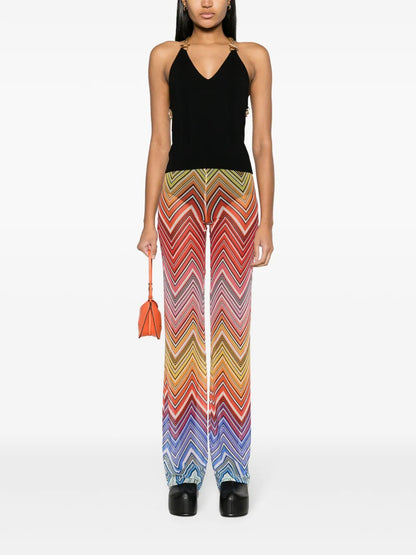 Chain-Link Virgin Wool Top