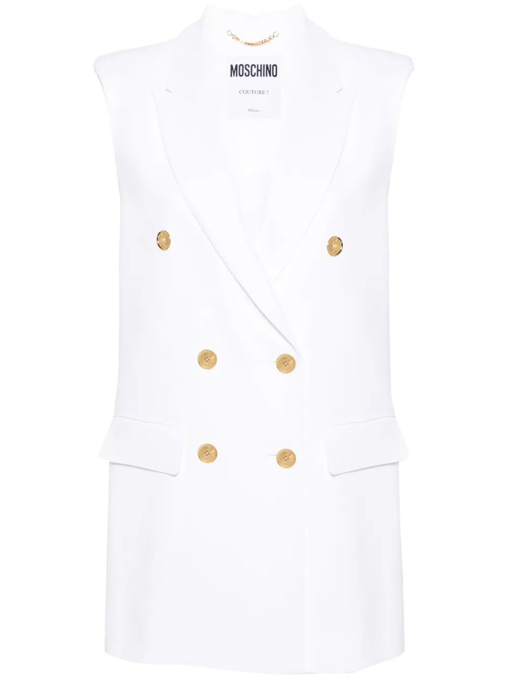Double-Breasted Blazer Gilet