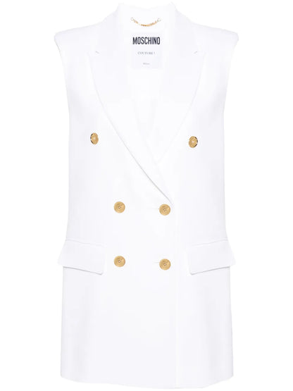 Double-Breasted Blazer Gilet