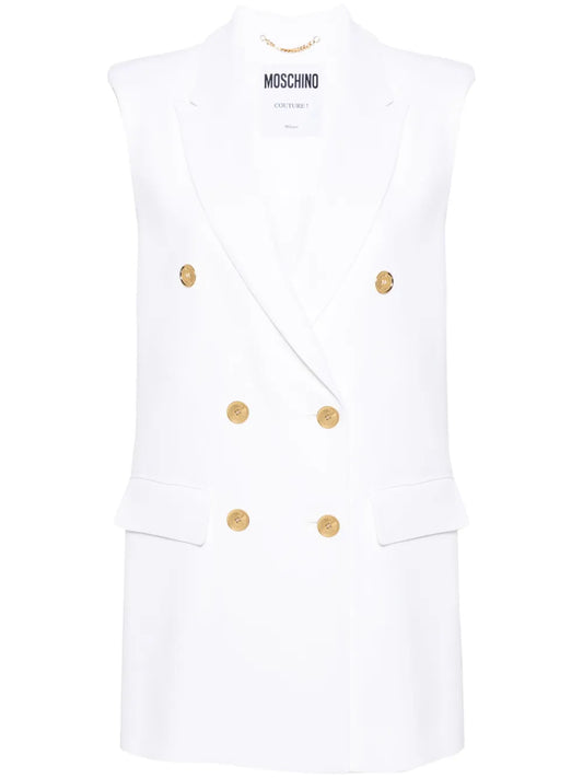 Double-Breasted Blazer Gilet