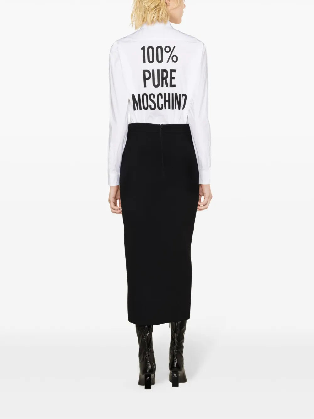 Logo-Print Poplin Shirt