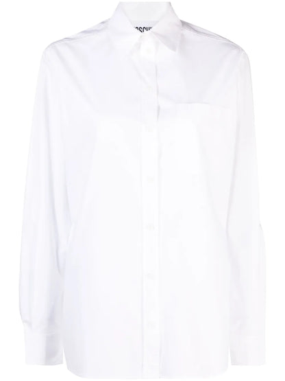 Logo-Print Poplin Shirt