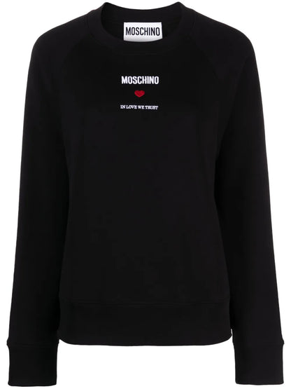 Embroidered-Logo Cotton Sweatshirt