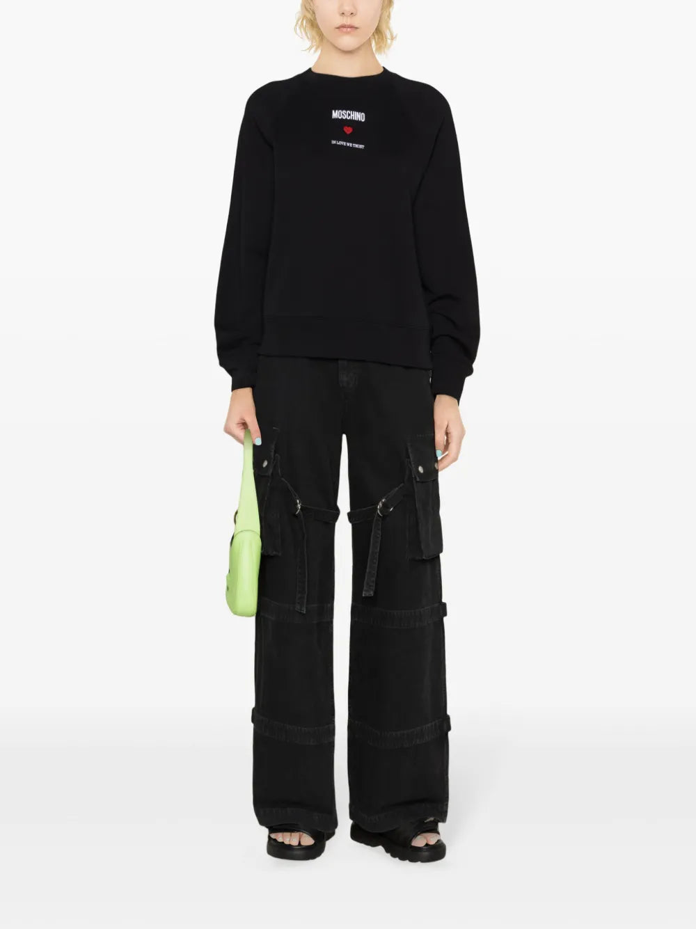 Embroidered-Logo Cotton Sweatshirt