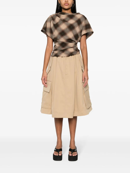 Cotton Cargo Skirt