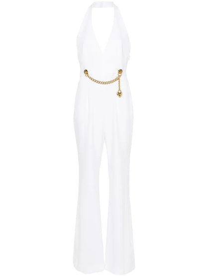 Chain-Embellished Jumpsuit