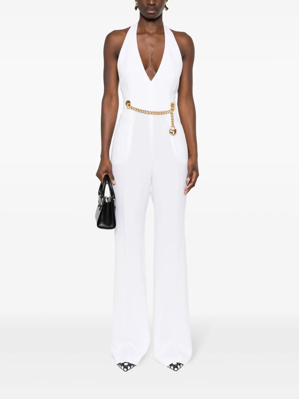 Chain-Embellished Jumpsuit