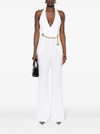 Chain-Embellished Jumpsuit