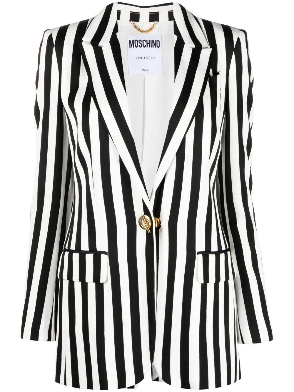 Striped Satin Blazer