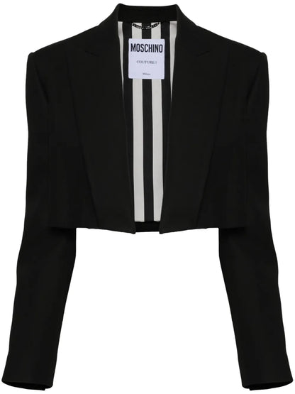 Open-Front Cropped Blazer