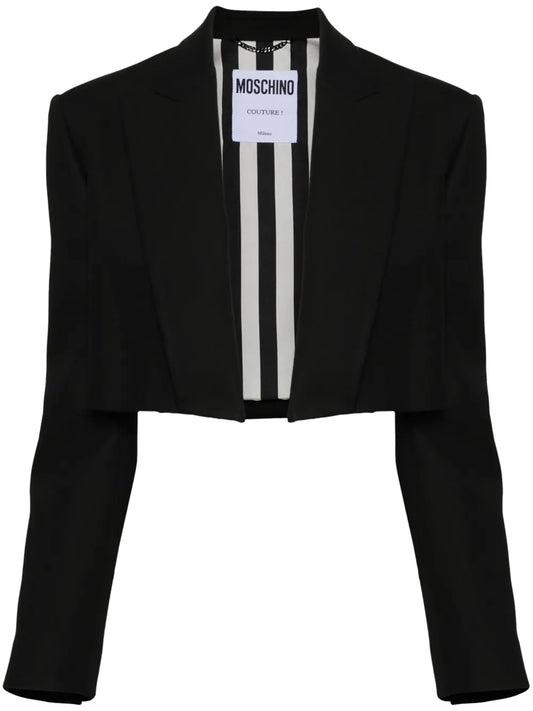 Open-Front Cropped Blazer