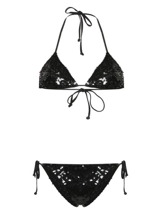Sequinned Bikini Set