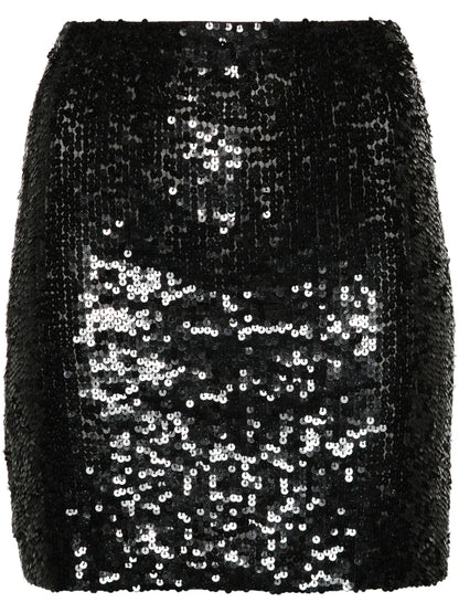 Sequin-Embellished Mini Skirt