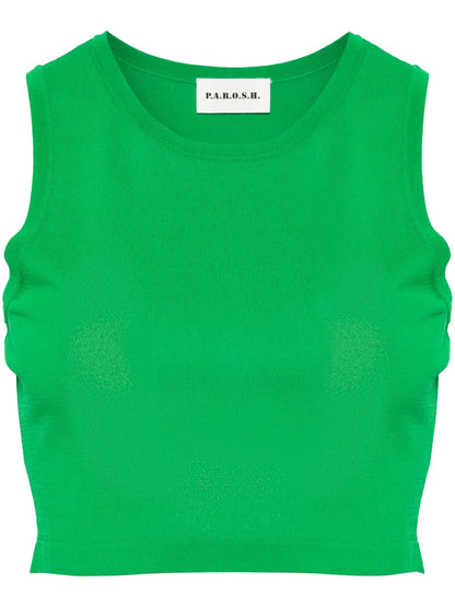 Cropped Knitted Top