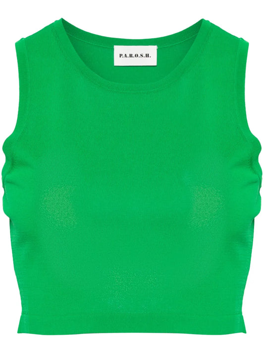 Cropped Knitted Top