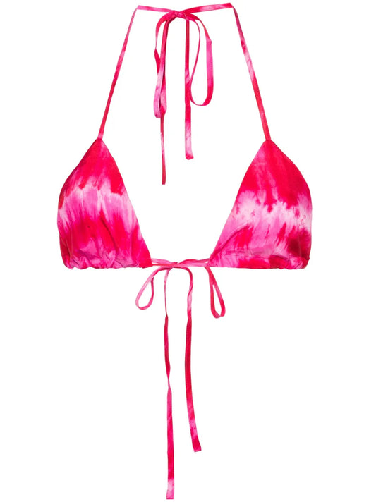 Tie-Dye Silk Bralette