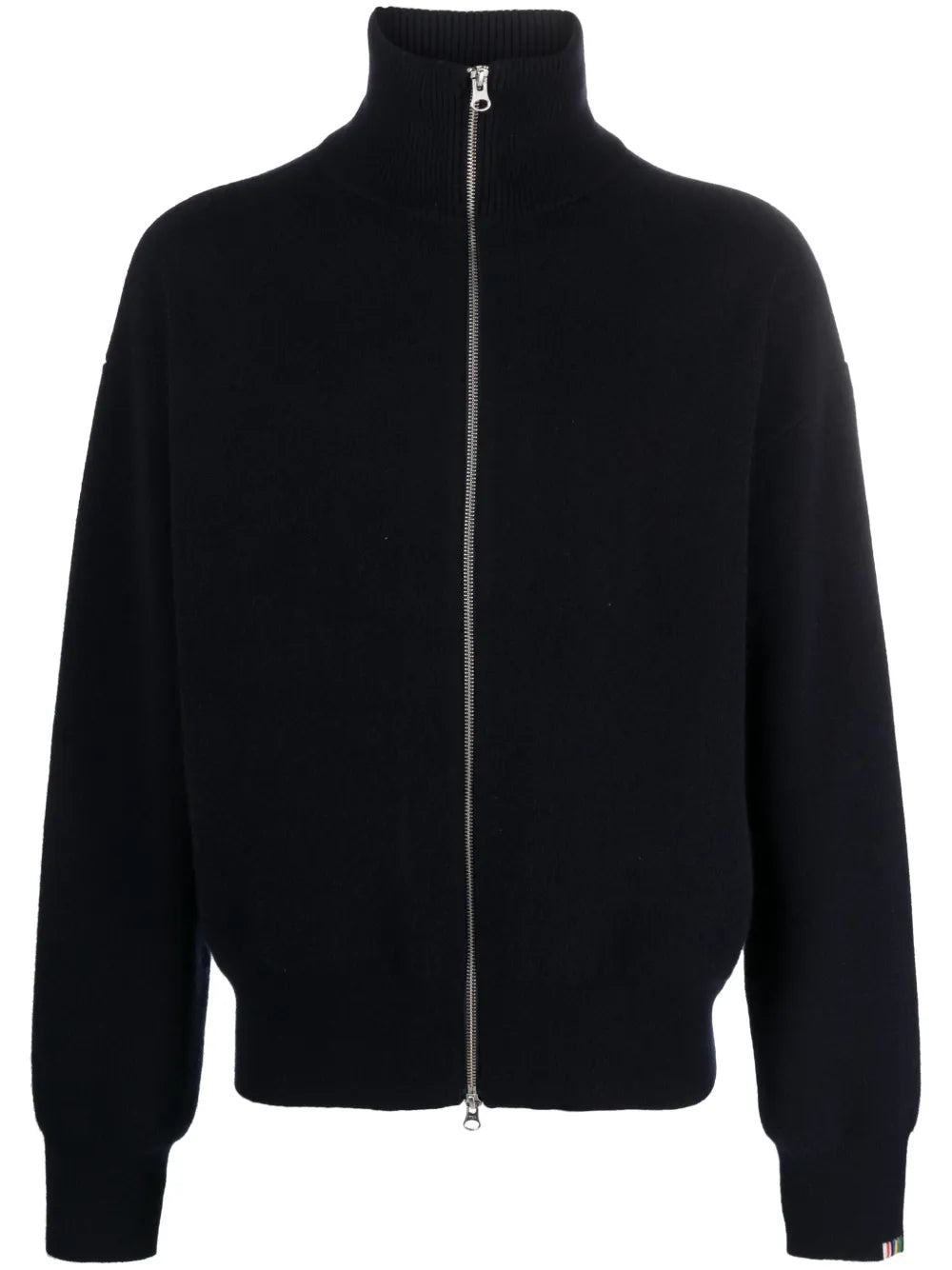 Zipped Cashmere Cardigan