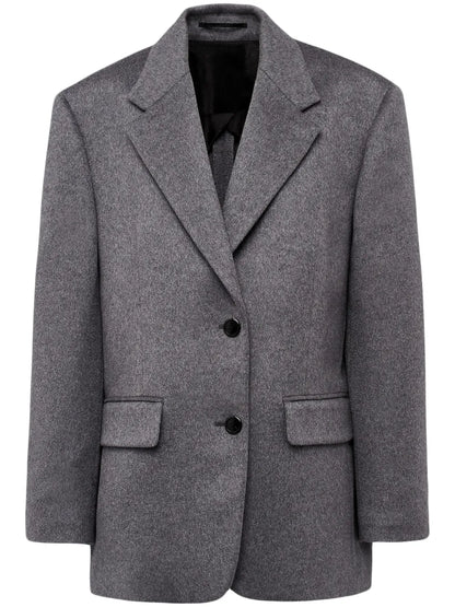 Single-Breasted Cashmere Blazer