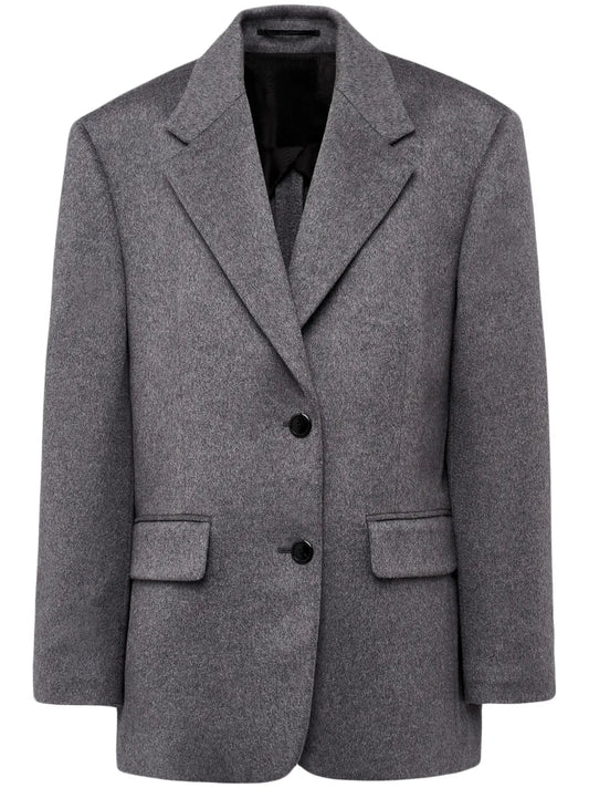 Single-Breasted Cashmere Blazer
