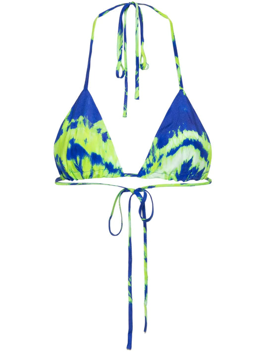Tie-Dye Silk Bralette