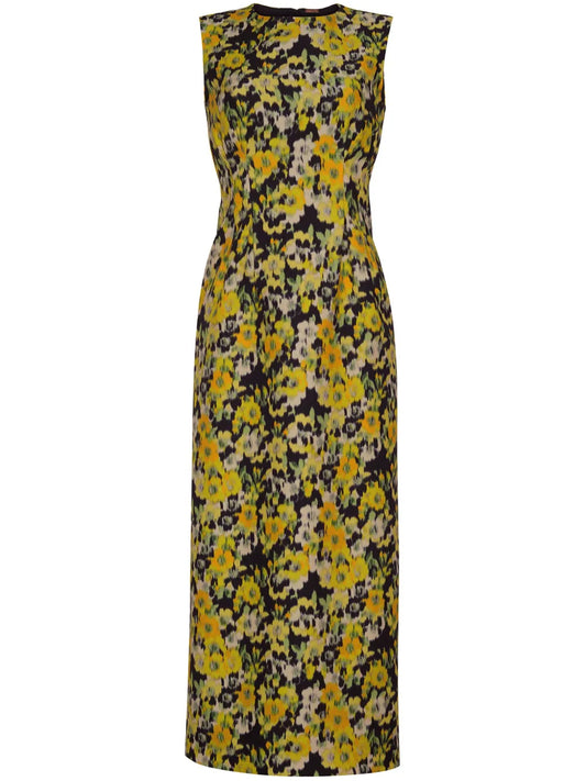 Ophelia Floral-Print Pencil Dress
