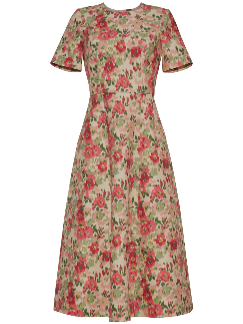 Eloise Floral-Print Flared Dress