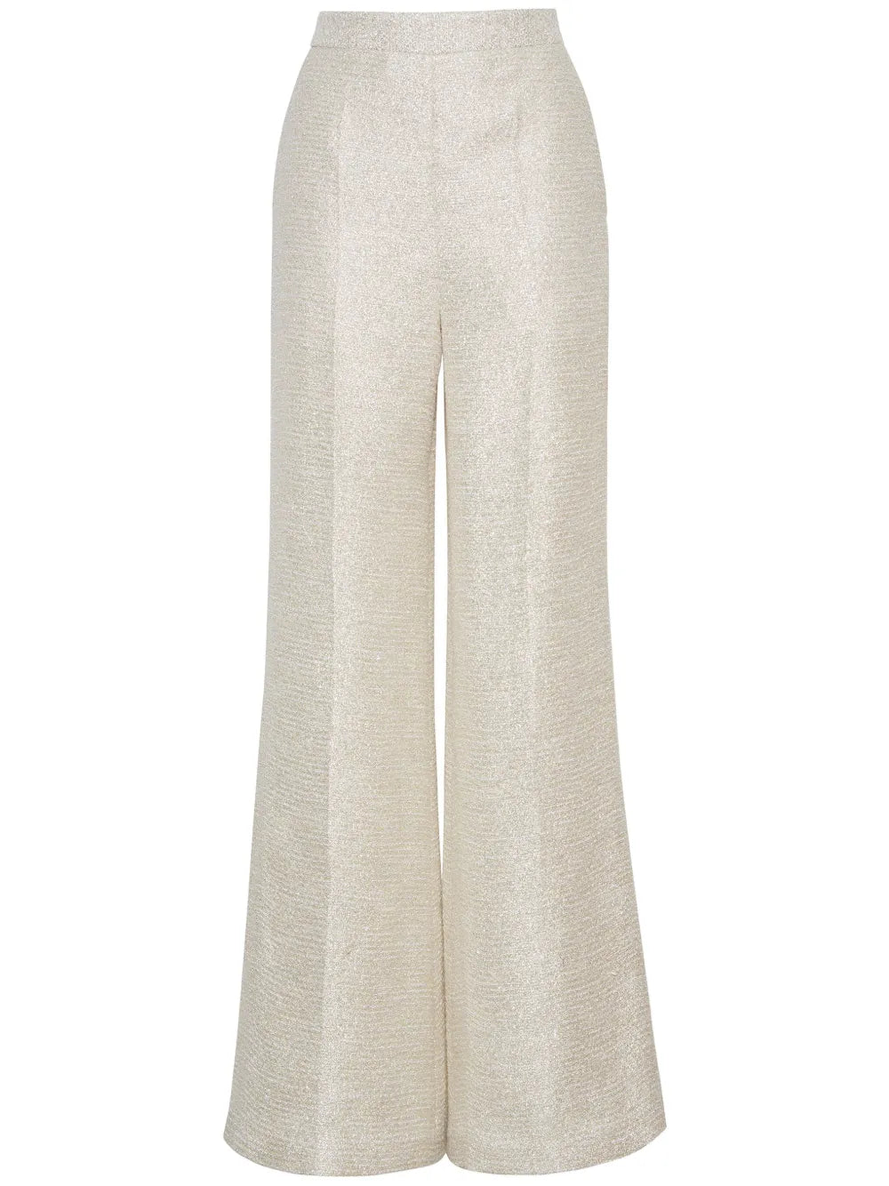 Bettina Metallic Wide-Leg Trousers