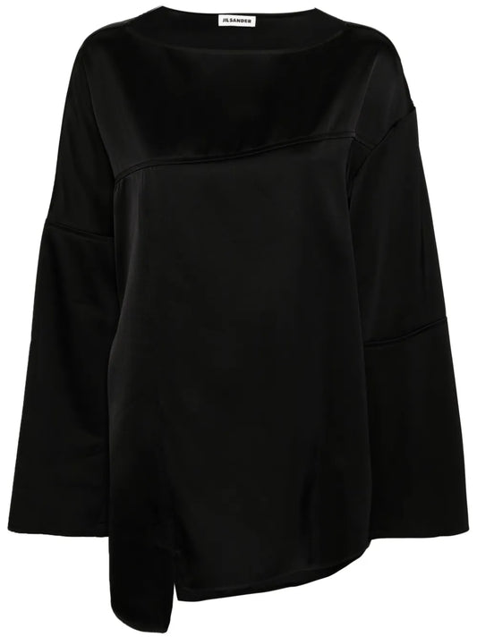 Long-Sleeve Panelled Shirt