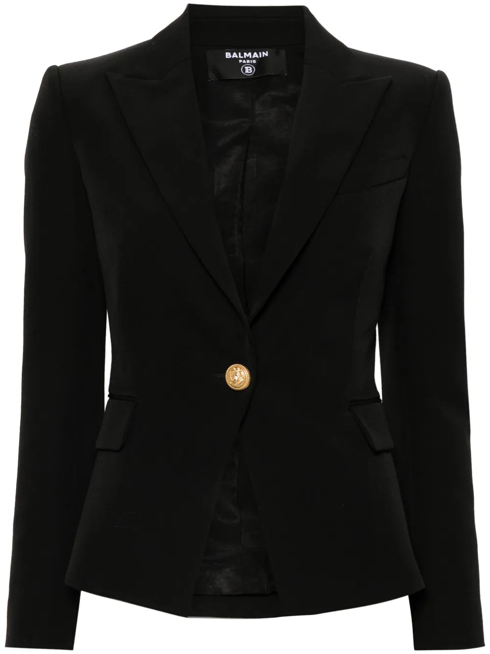 Single-Breasted Wool Blazer