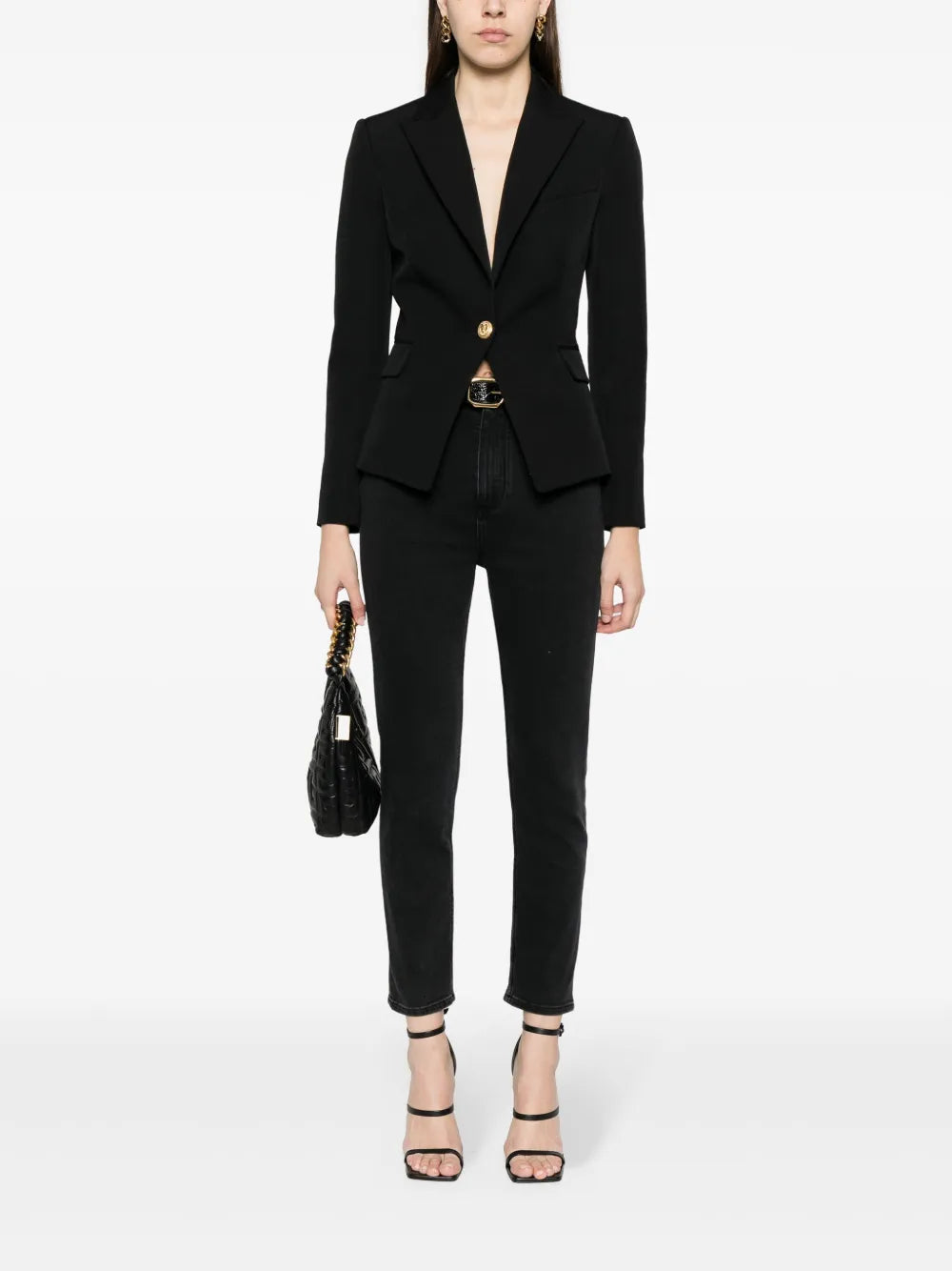 Single-Breasted Wool Blazer