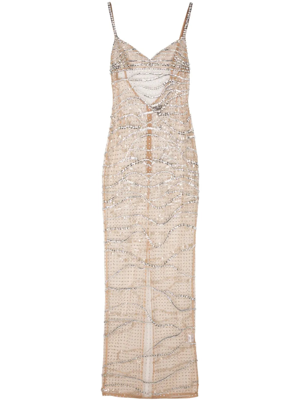 Citrine Gem-Embellished Dress