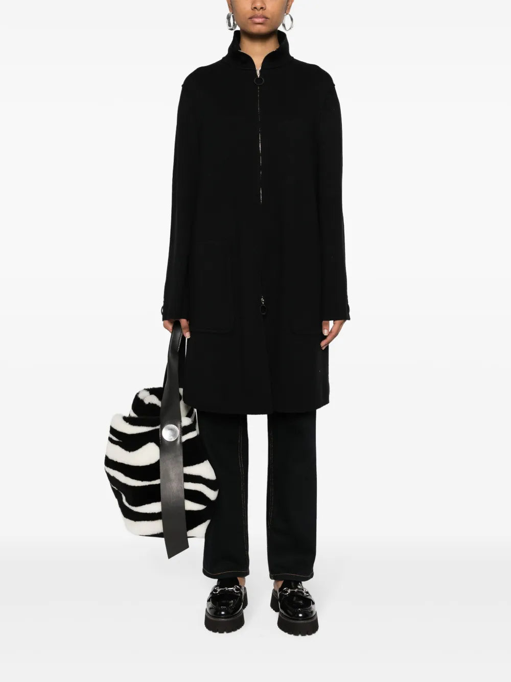 Long-Sleeve Cardi-Coat