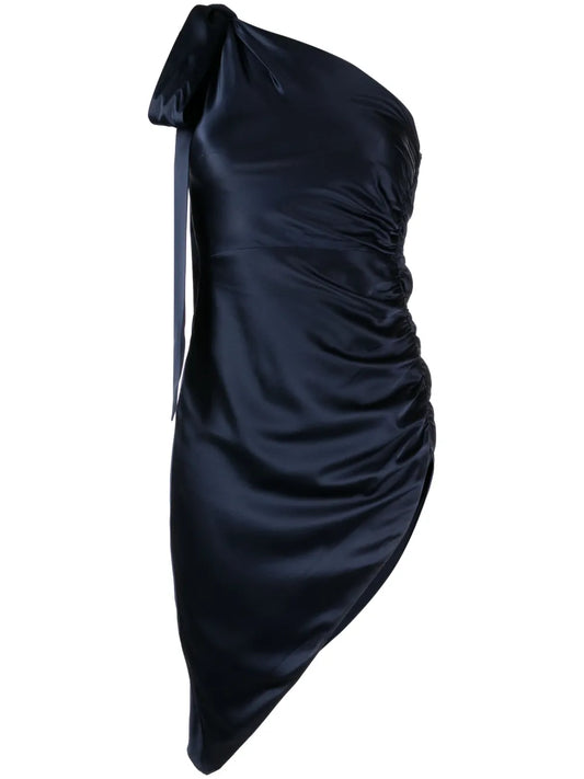 Asymmetric Silk Dress