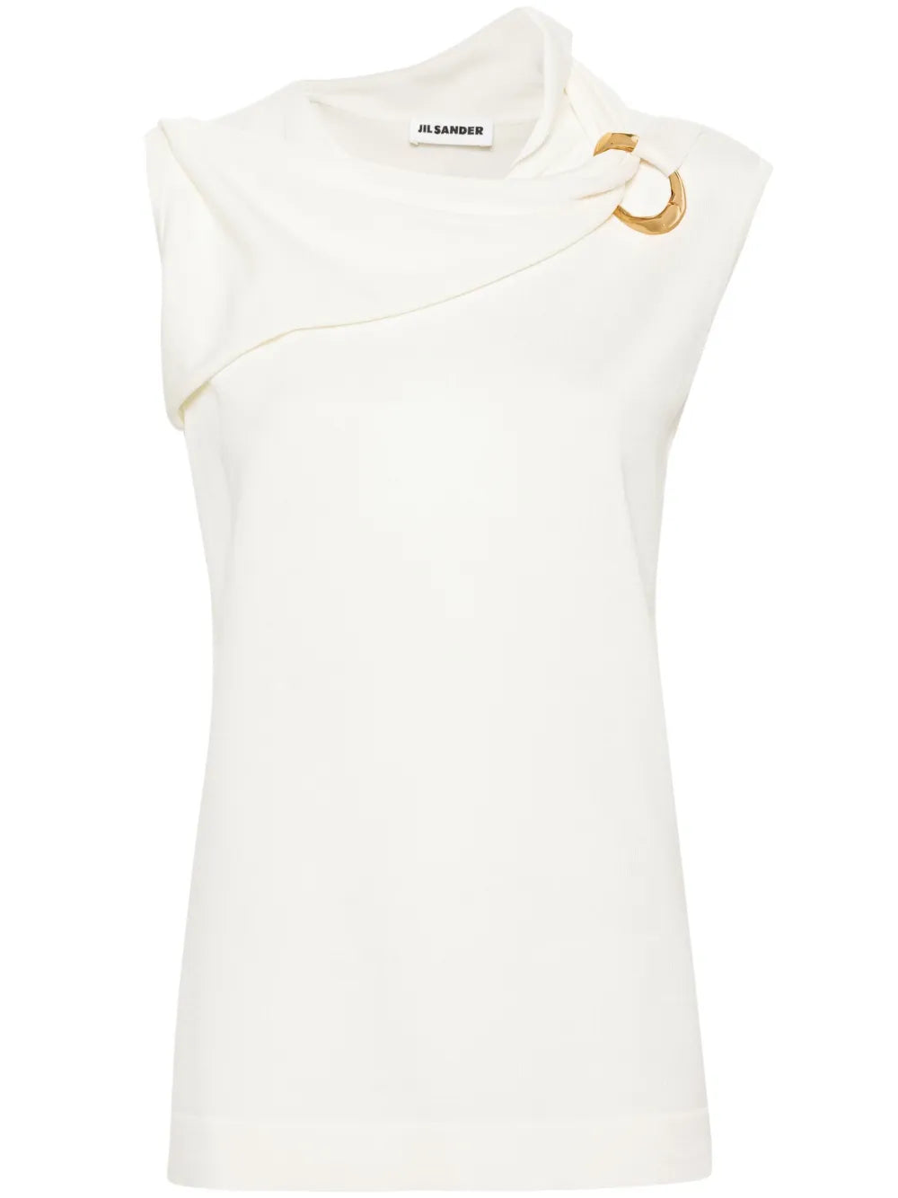 Hardware-Detail Knitted Tank Top