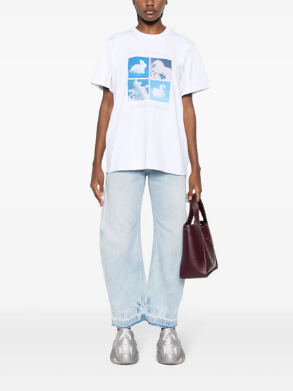Mid-Rise Tapered-Leg Jeans