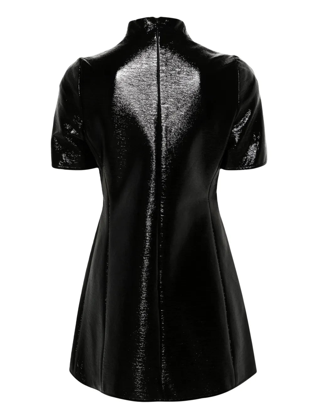 Cut-Out Polished-Finish Minidress
