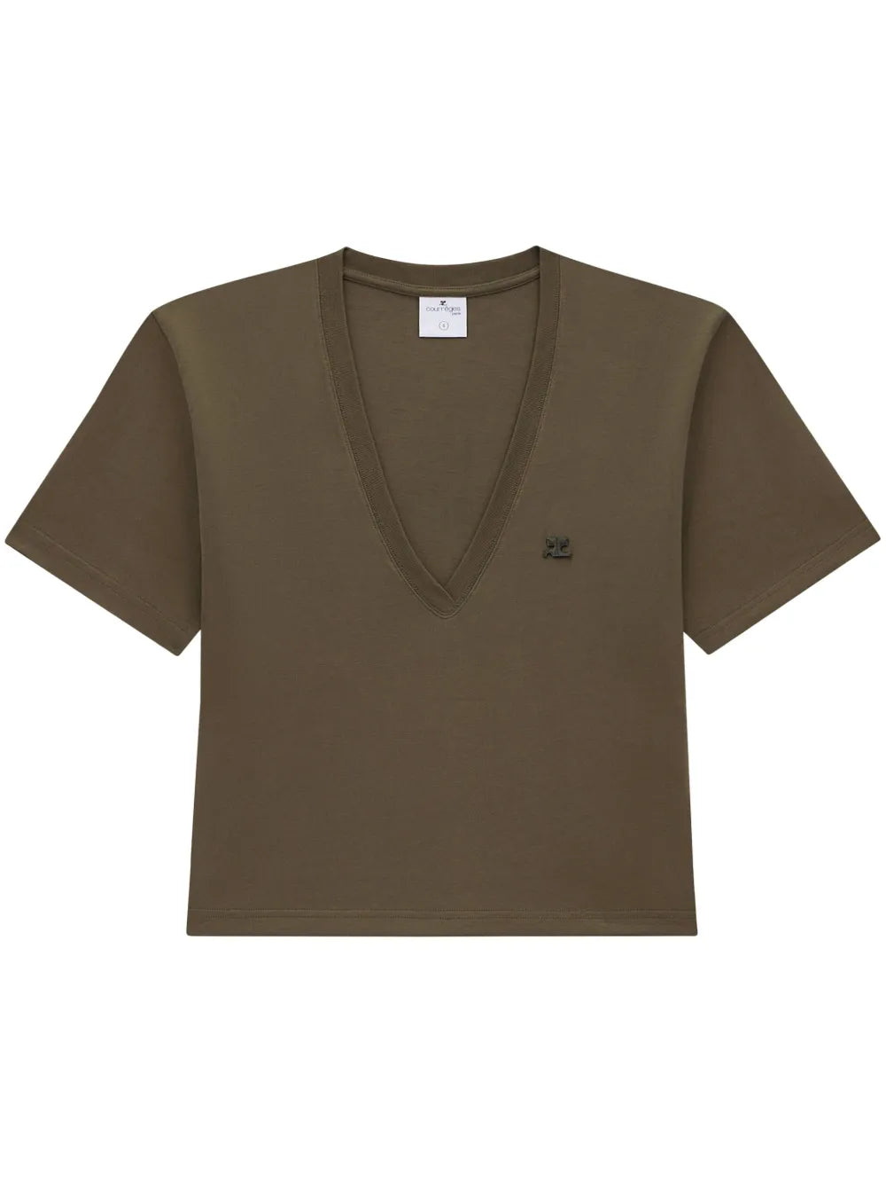 Logo-Appliqué Cropped T-Shirt