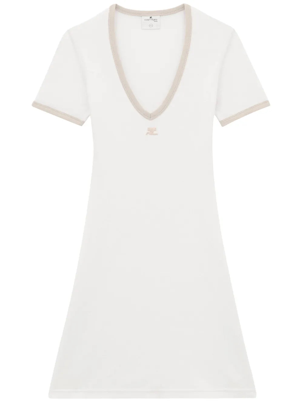 Logo-Patch Mini Dress