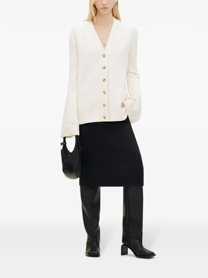 Logo-Appliquéd Cardigan
