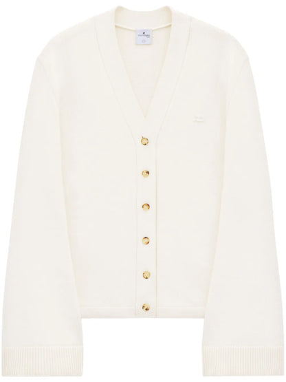 Logo-Appliquéd Cardigan